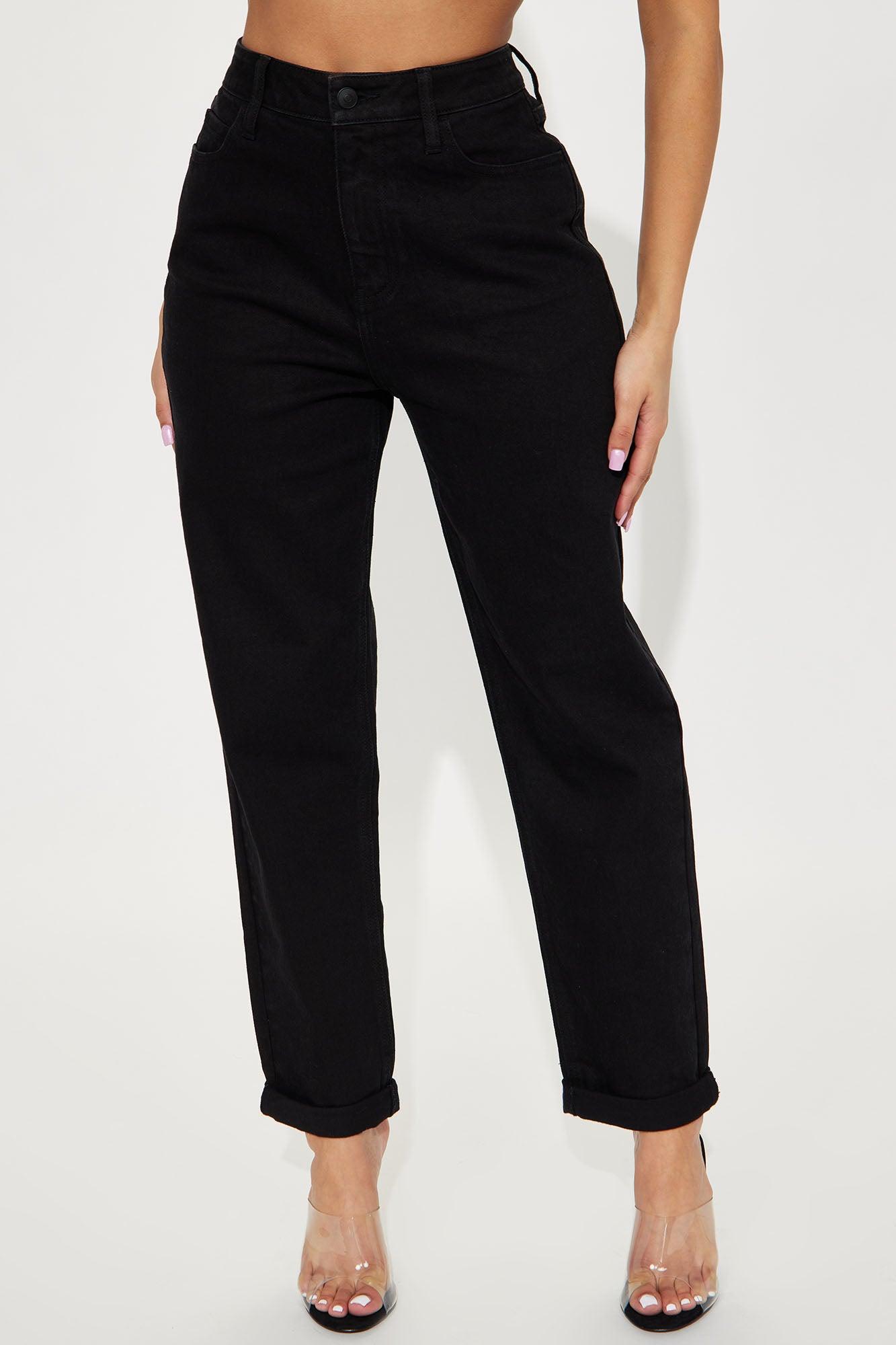 I Got It From My Mama Jeans - Black Product Image