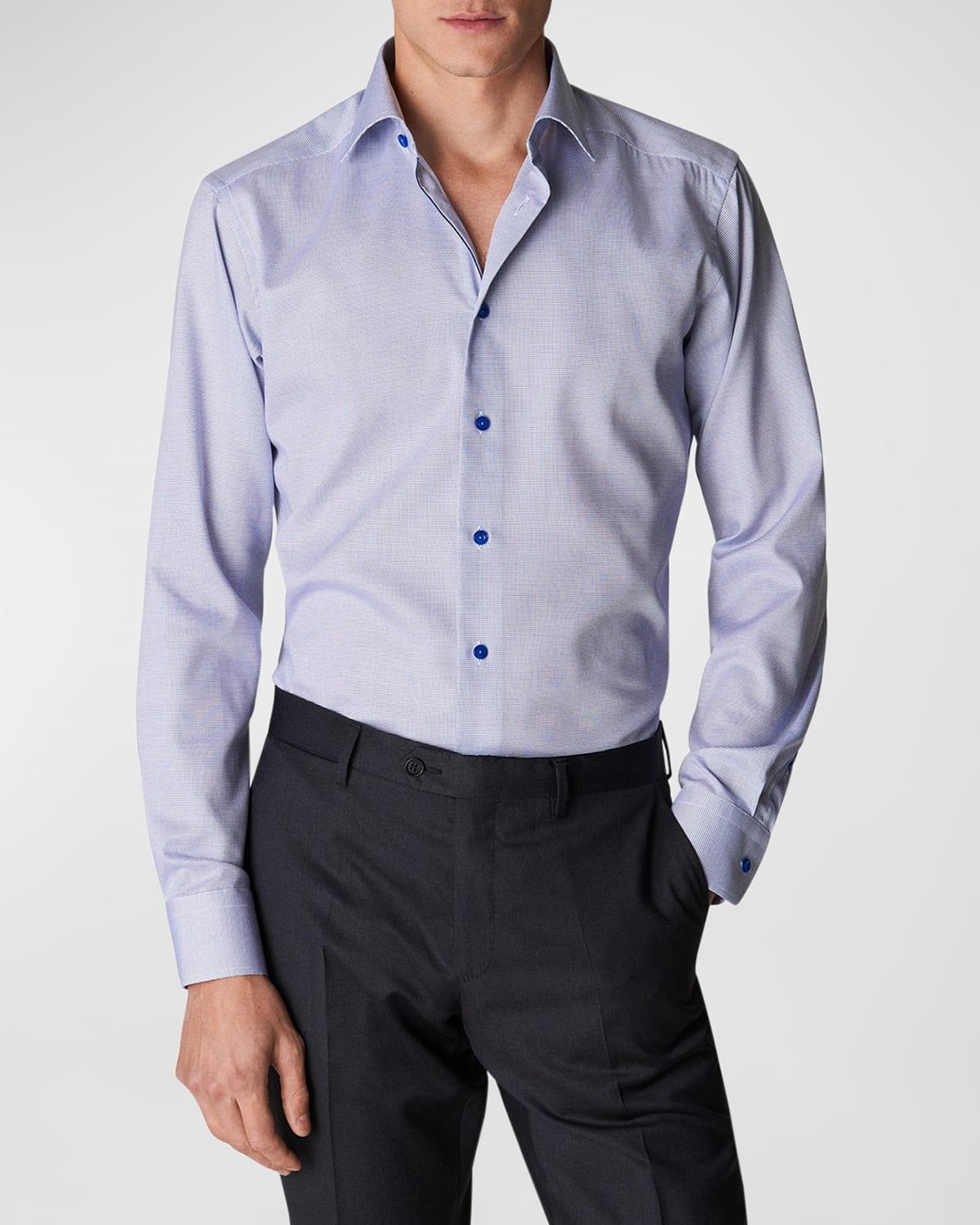 Eton Slim Fit Textured Solid Shirt Product Image