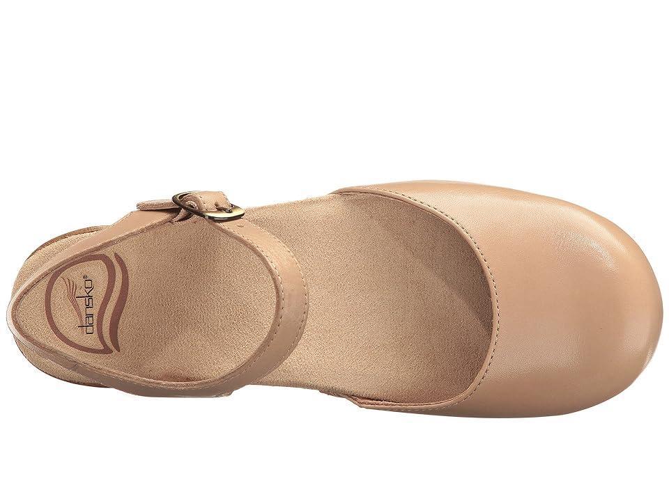 Dansko Sam (Sand Dollar Full Grain) Women's 1-2 inch heel Shoes Product Image