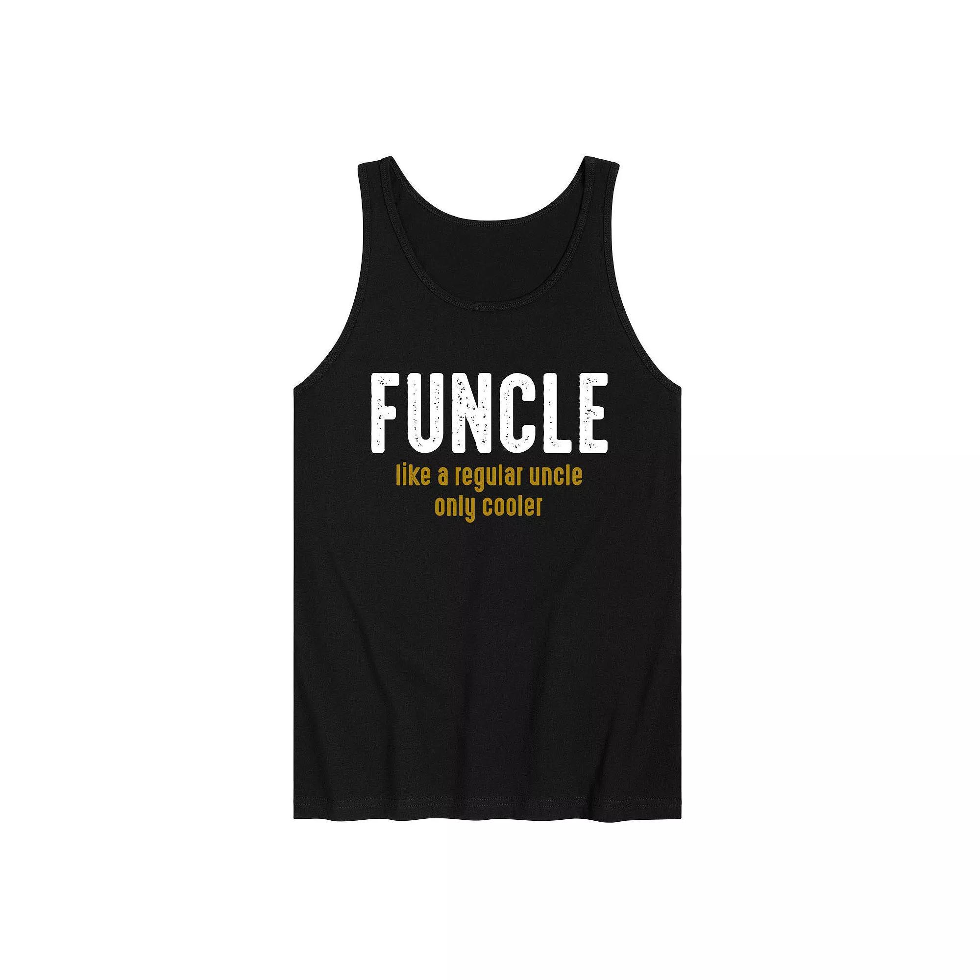 Men's Funcle Definition Tank Top, Size: Large, Black Product Image