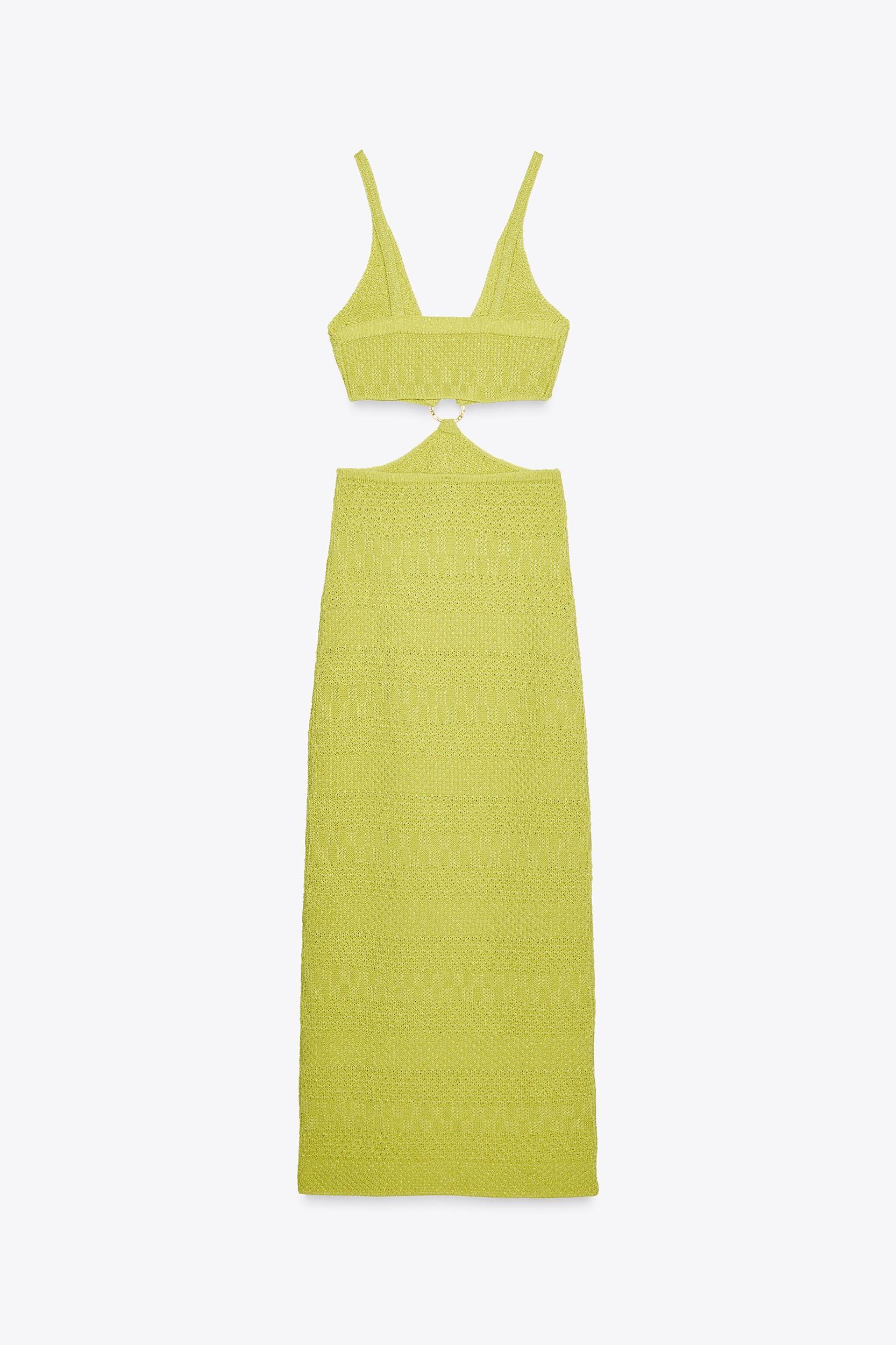 CUT OUT KNIT DRESS Product Image