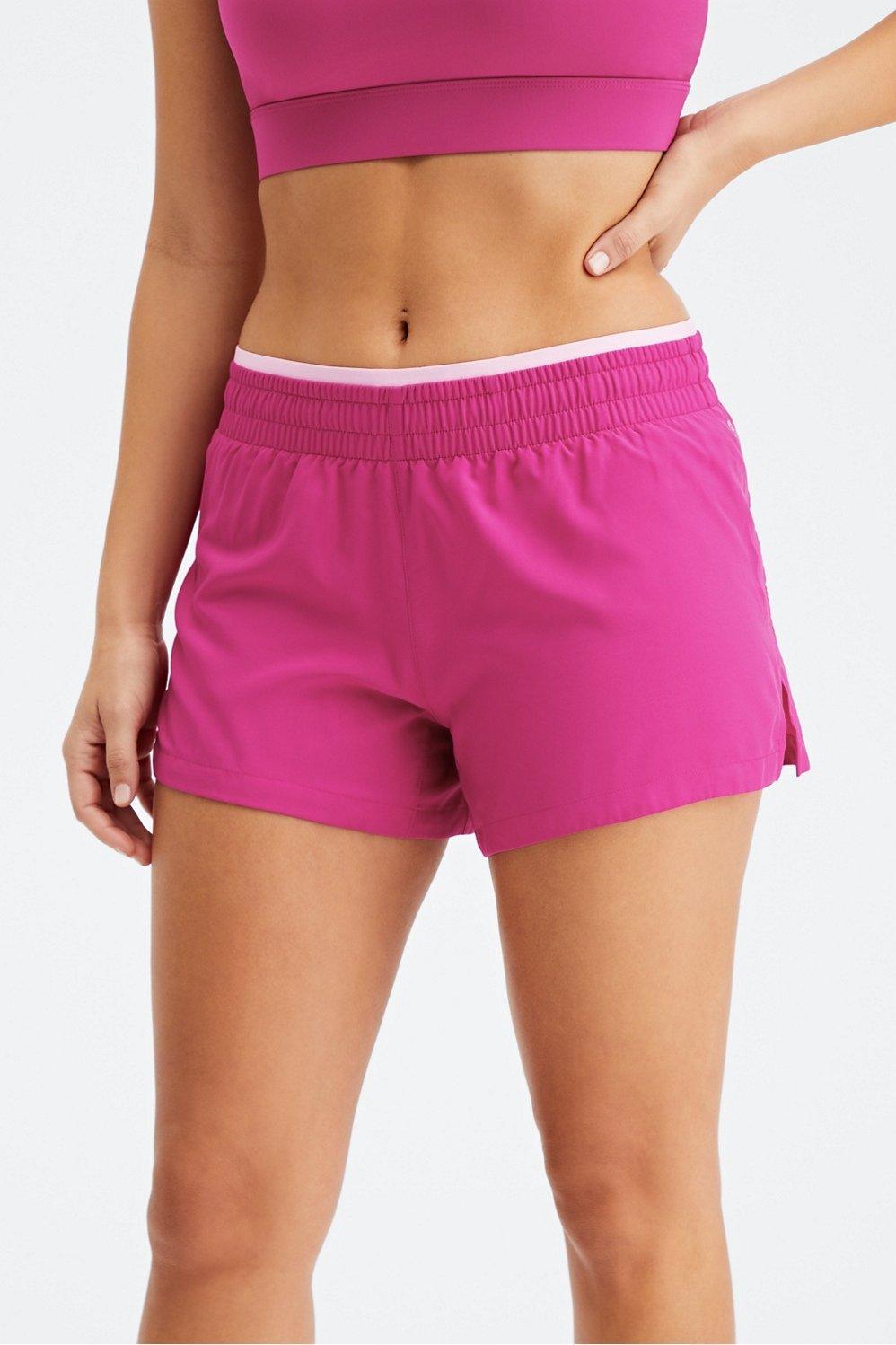 Fabletics Breathe Run Short Womens pink Size XL Product Image