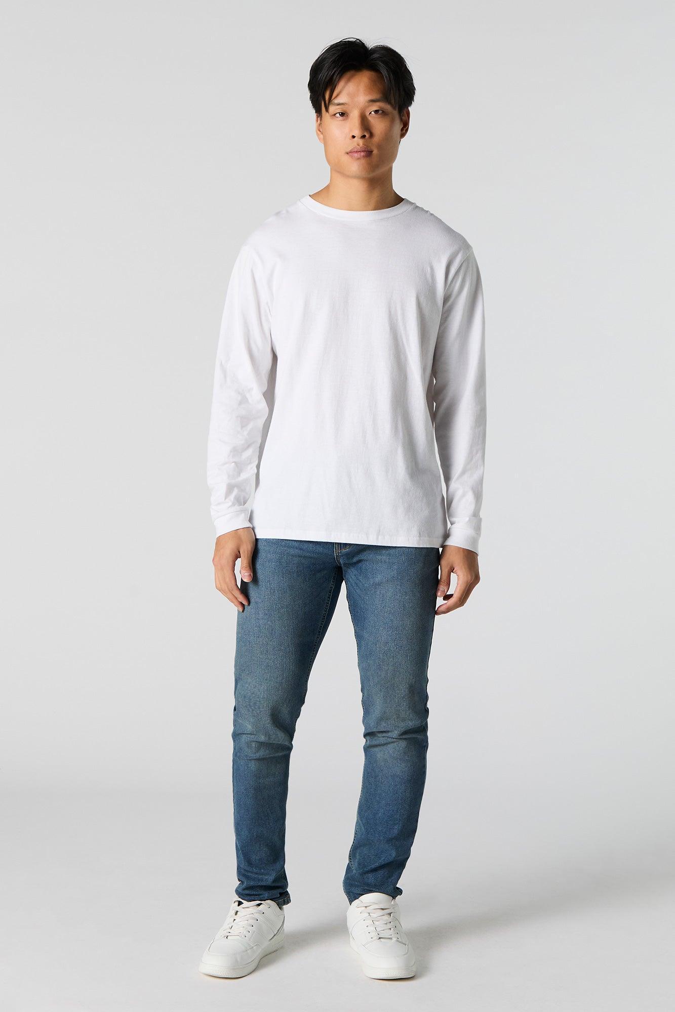 Medium Wash Skinny Jean Male Product Image