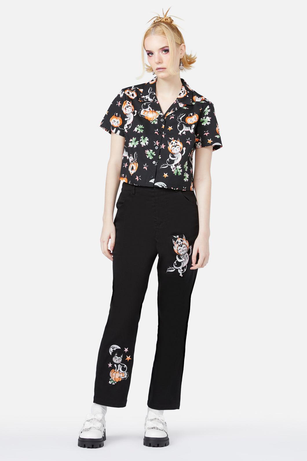 Pumpkin Patch Kitty Blouse Product Image