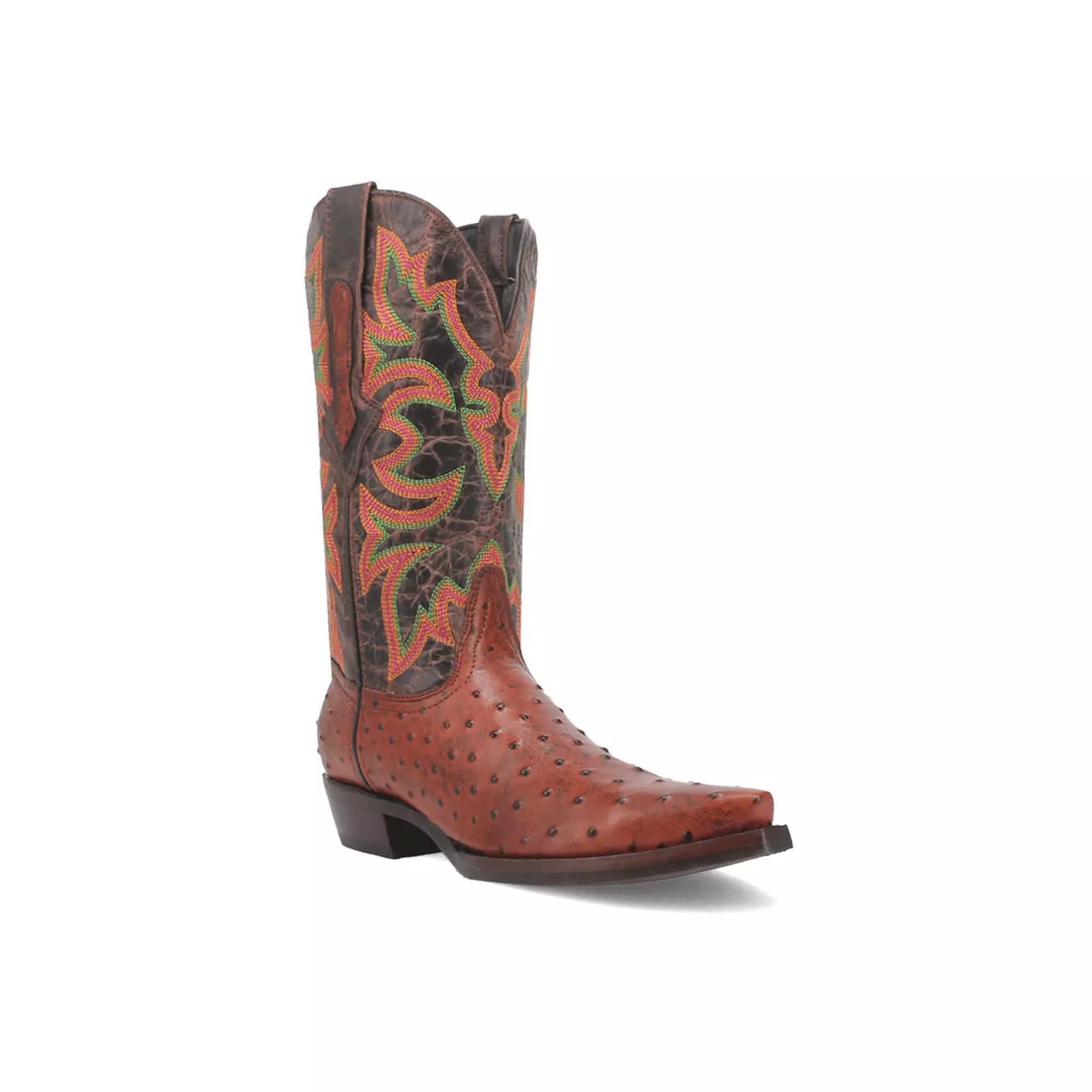 Dingo Outlaw Men's Leather Boots, Size: 10, Red Product Image