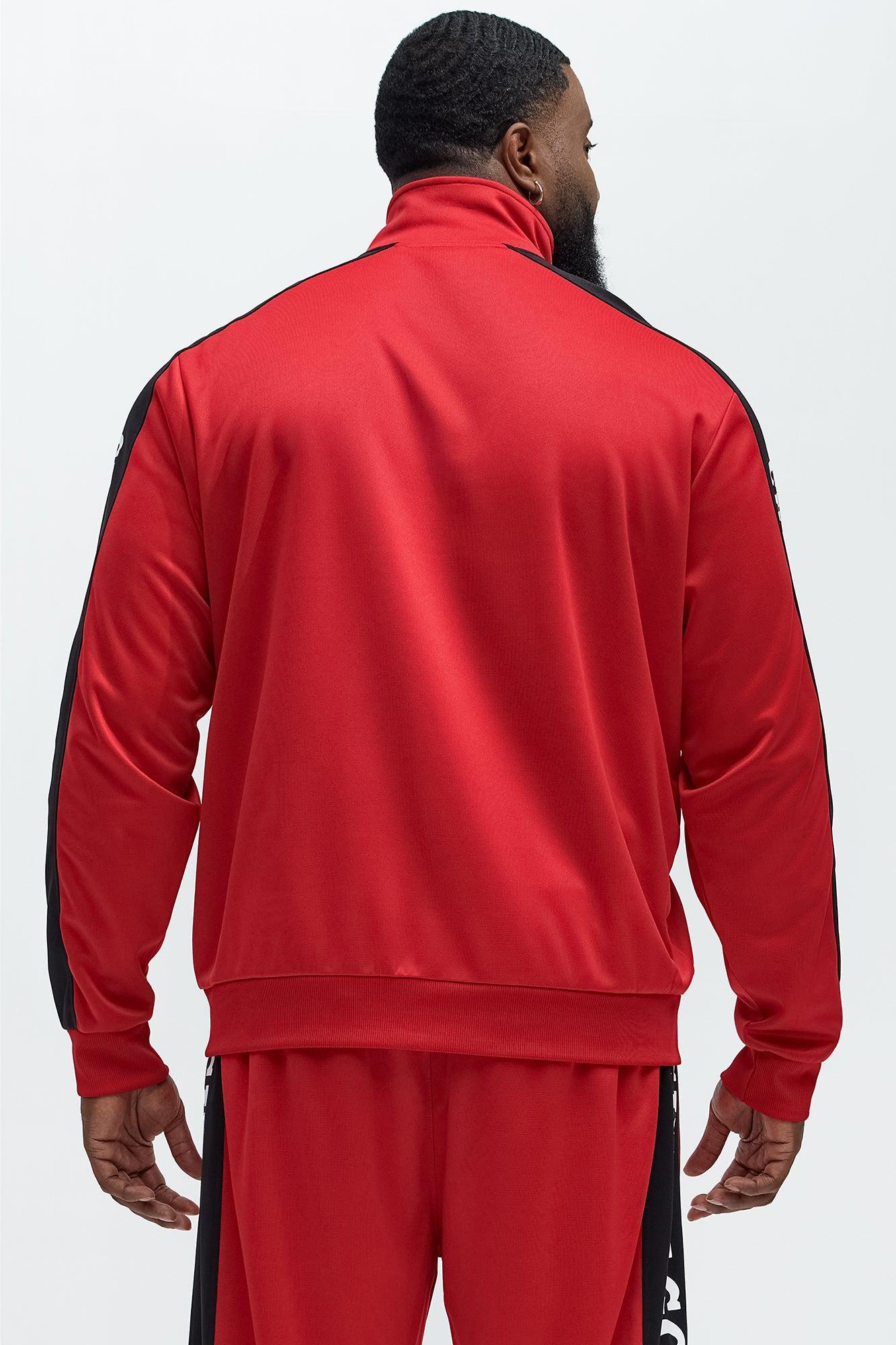 Bulls Stand By Track Jacket - Red Product Image