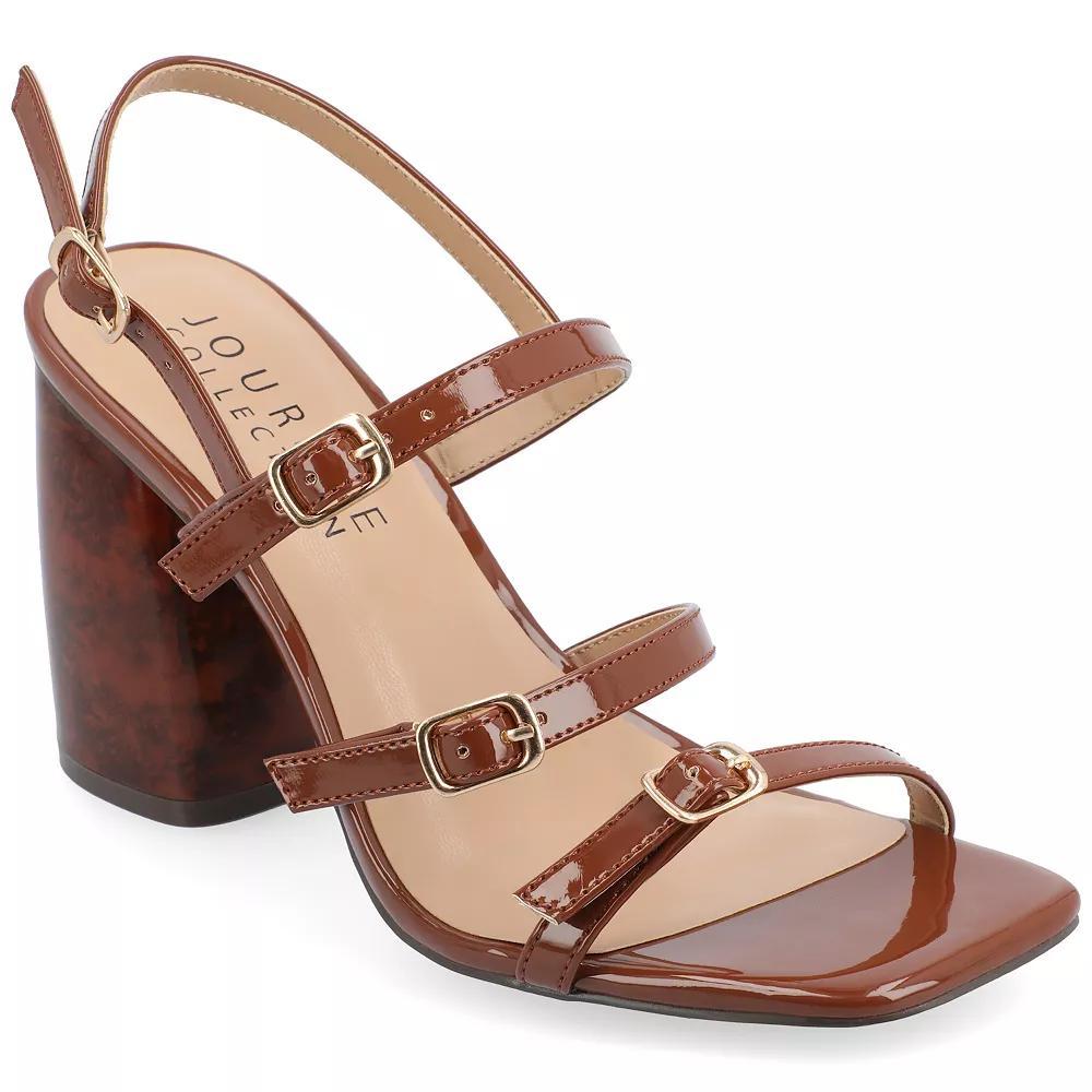 Journee Norina Women's Tru Comfort Foam™ Sandals, Size: 9.5, Off White Product Image