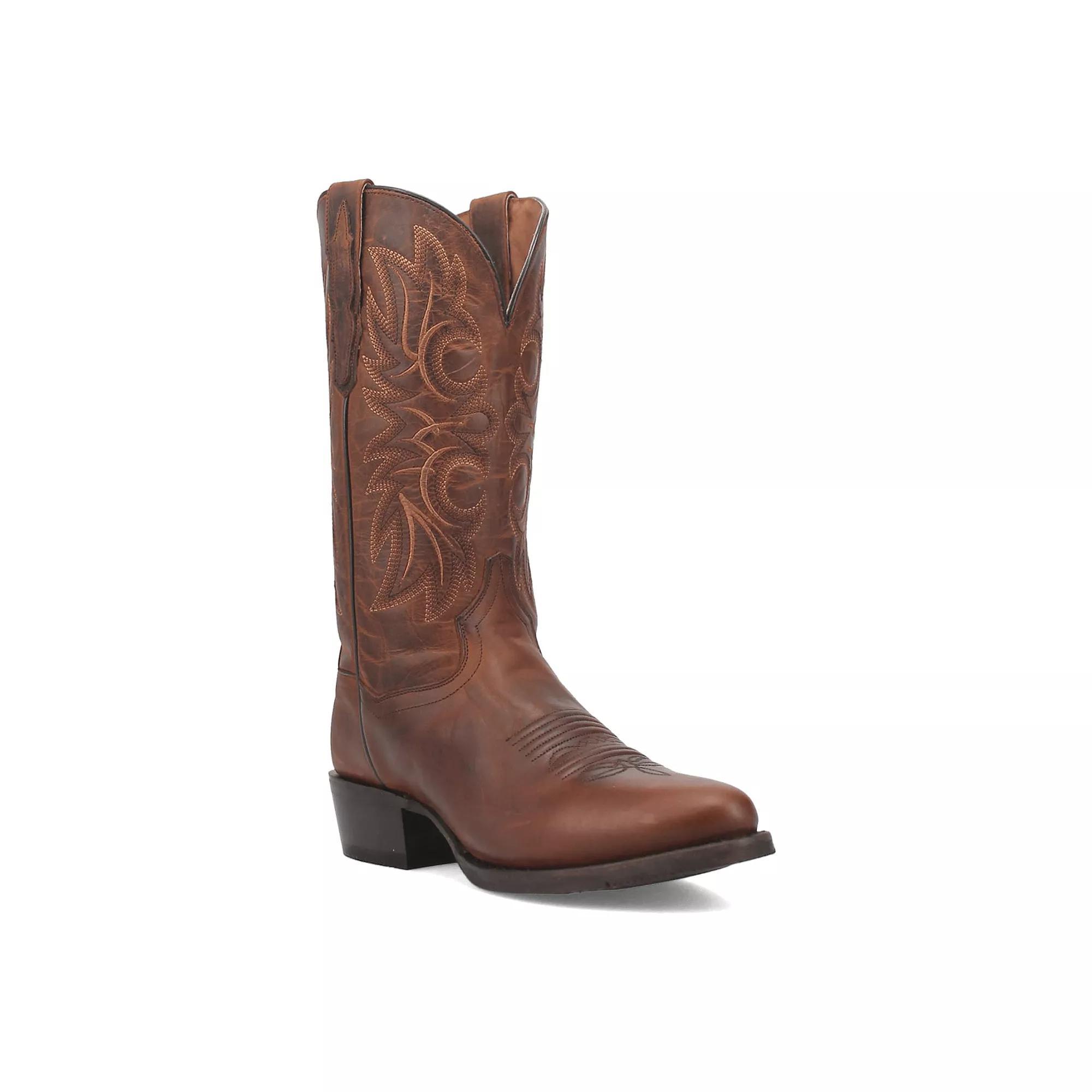 Dan Post Cottonwood Men's Leather Cowboy Boots, Size: 8.5, Red Product Image