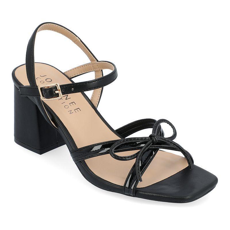 Journee Issmia Women's Block Heel Dress Sandals, Size: 8 Product Image