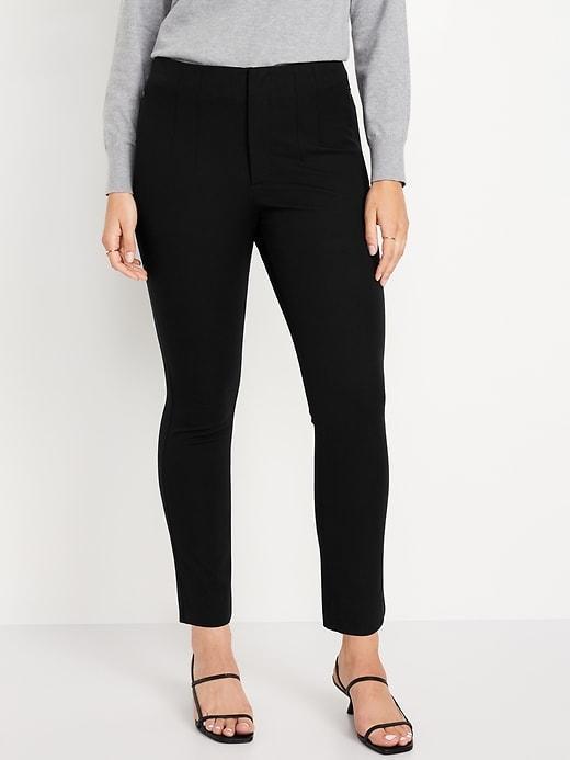 Extra High-Waisted Polished Pixie Skinny Ankle Jeans Product Image