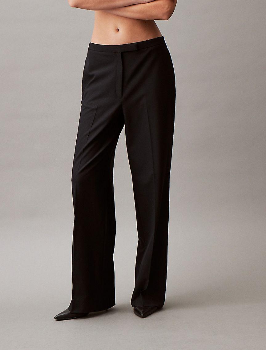 Refined Stretch Wide Leg Trouser Product Image