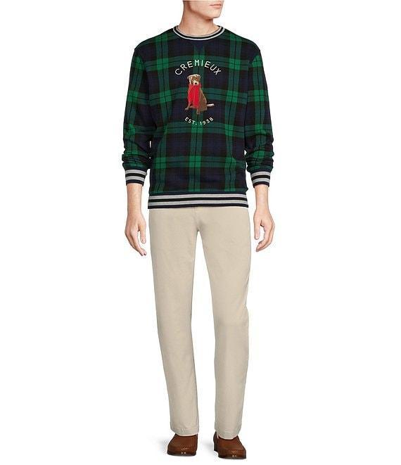 Cremieux Blue Label Blackwatch Plaid Chuck Sweatshirt Product Image