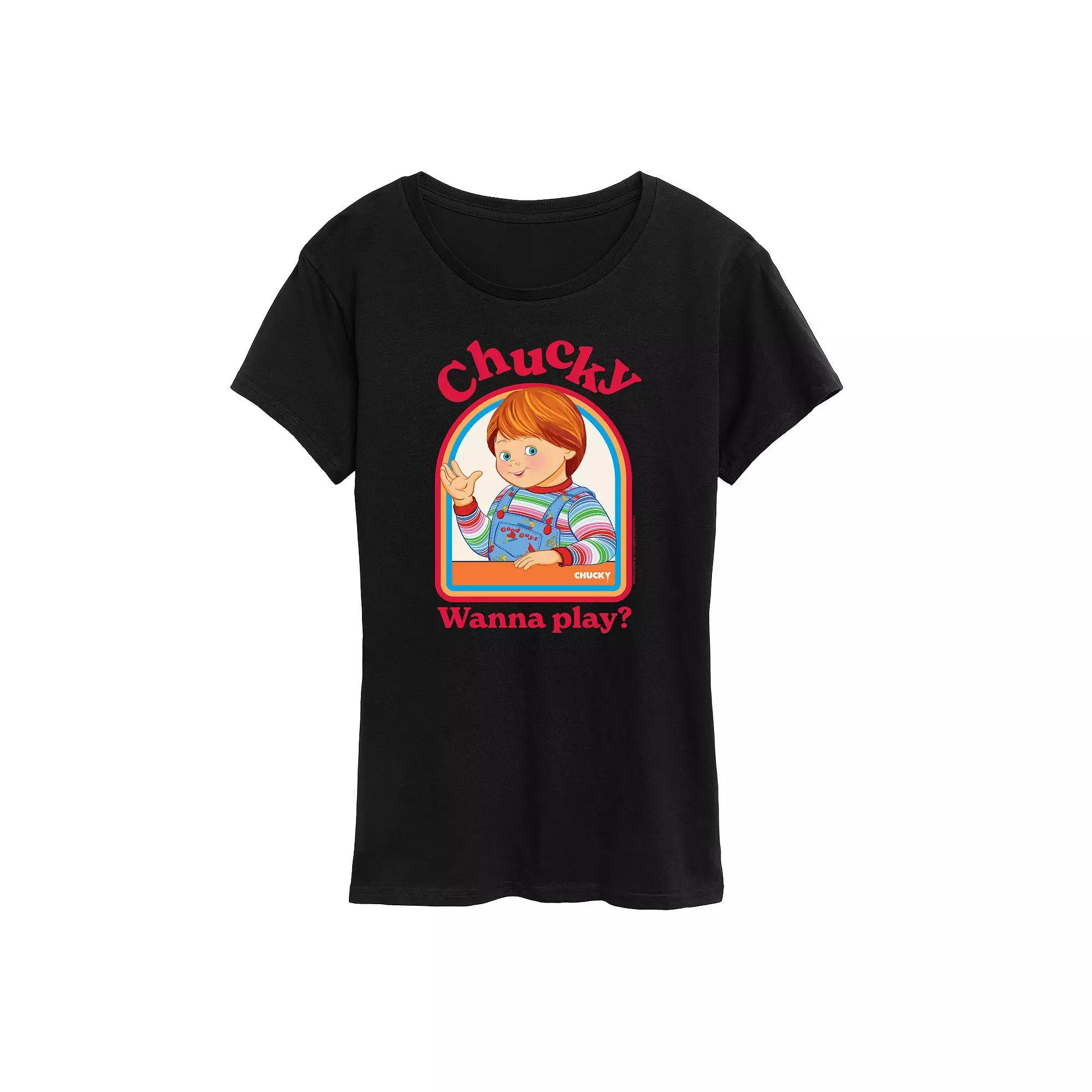 Womens Chucky Wanna Play Graphic Tee Product Image