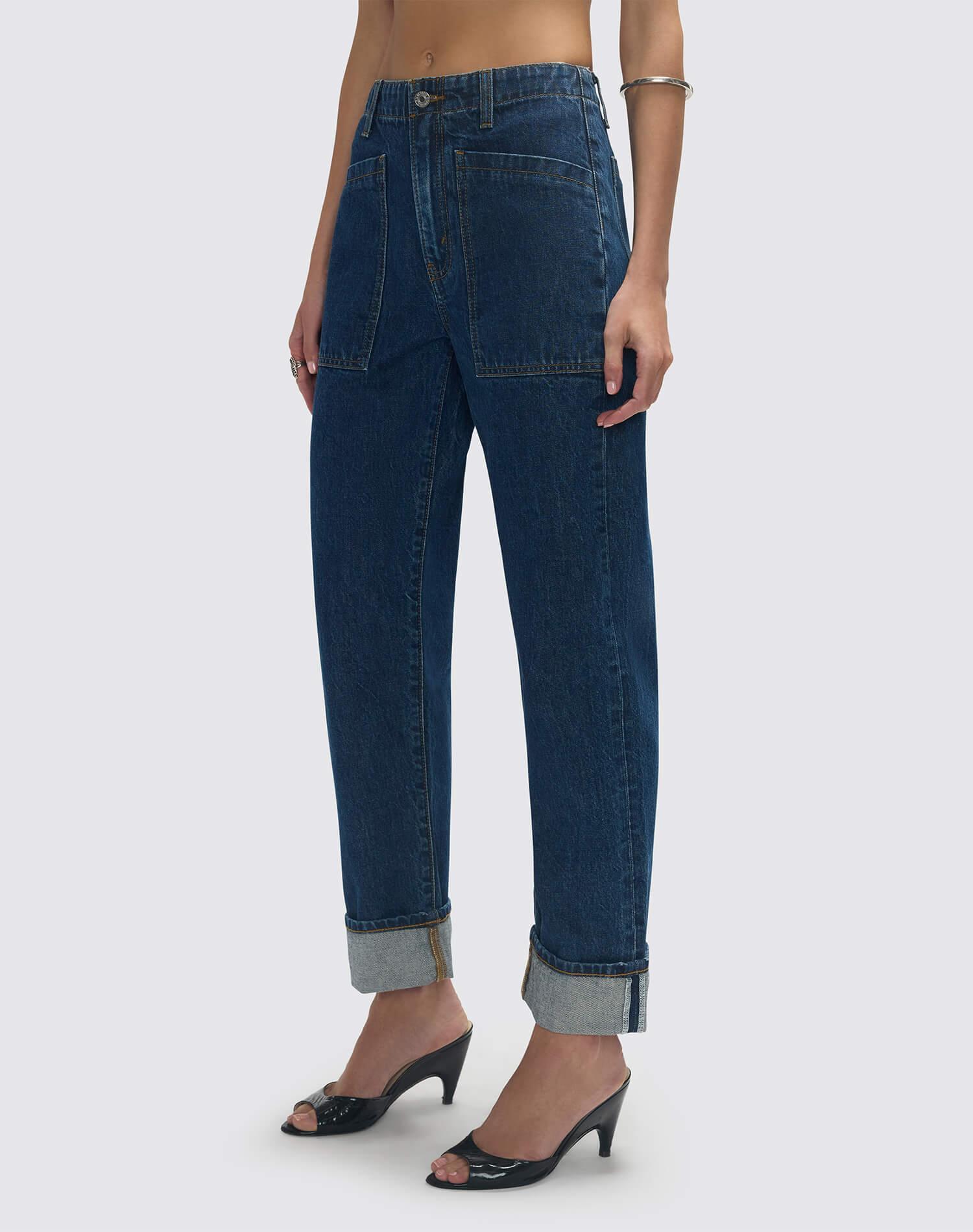 The Bender Jean - Rustic Indigo Product Image