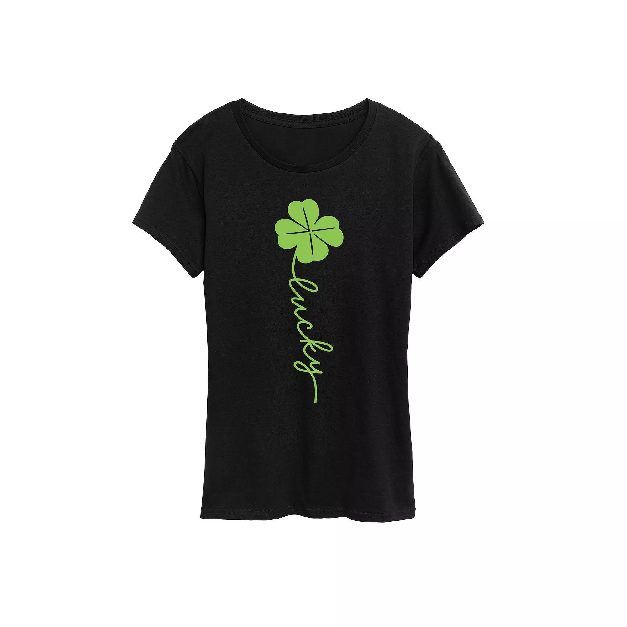 Women's Peanuts Snoopy Stars Graphic Tee, Size: Small, Black Product Image
