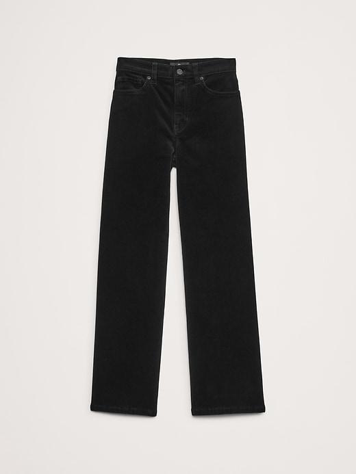 Ultra High-Rise Wide-Leg Crop Corduroy Pant Product Image