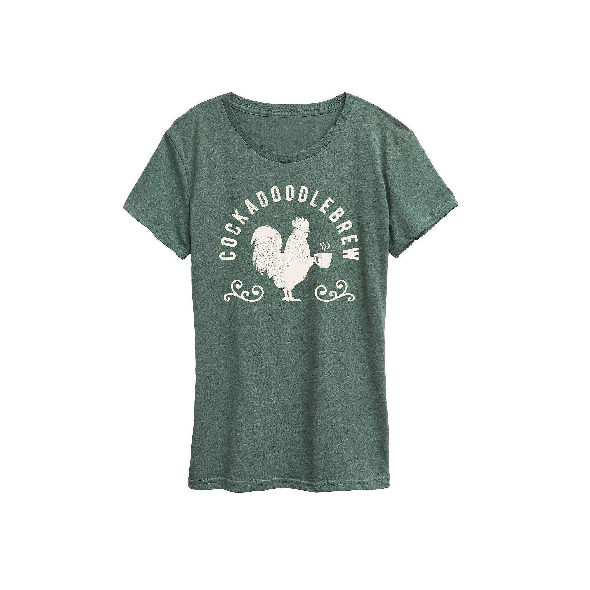 Womens Cockadoodlebrew Graphic Tee, Girls Product Image