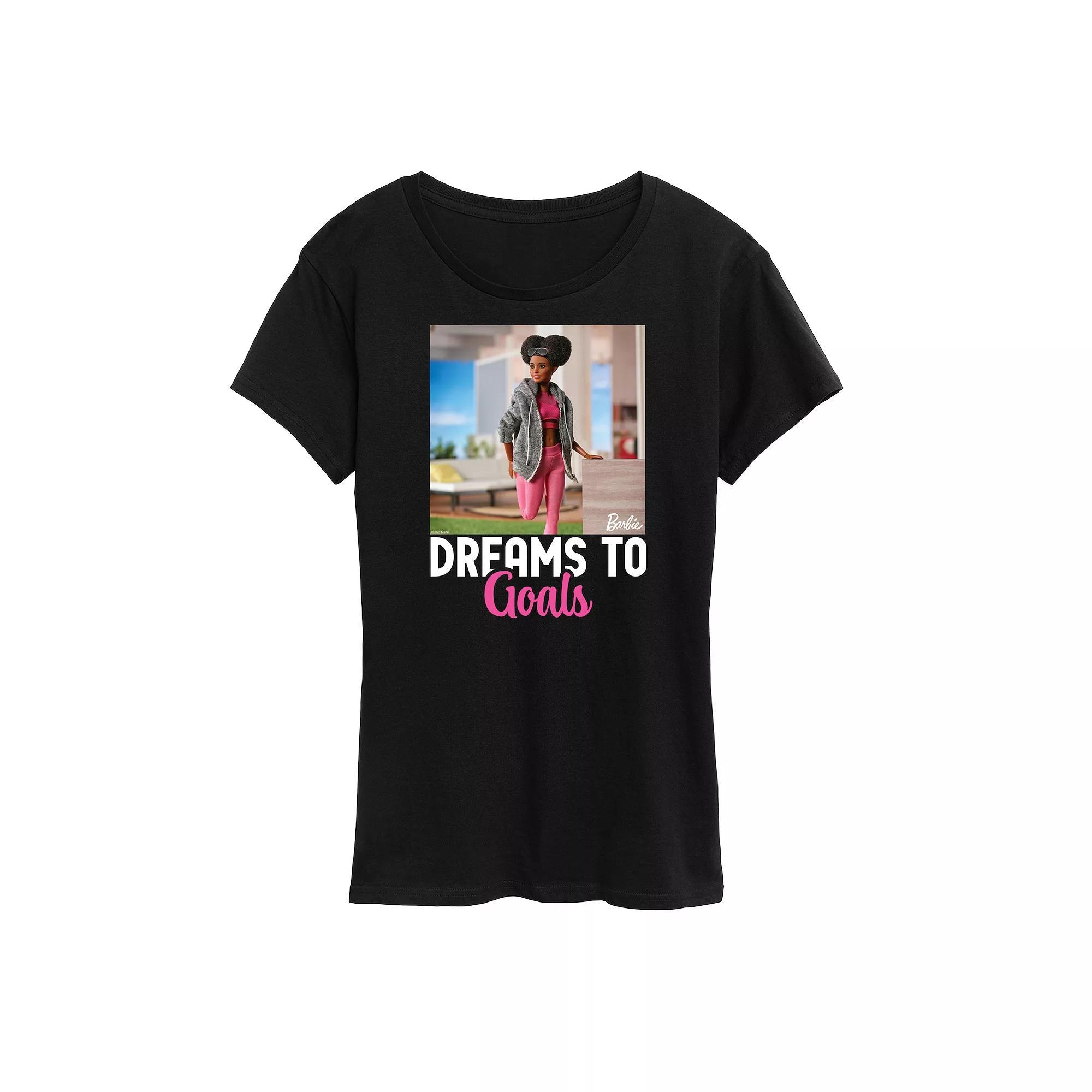 Womens Barbie Lets Get Fit Graphic Tee Product Image