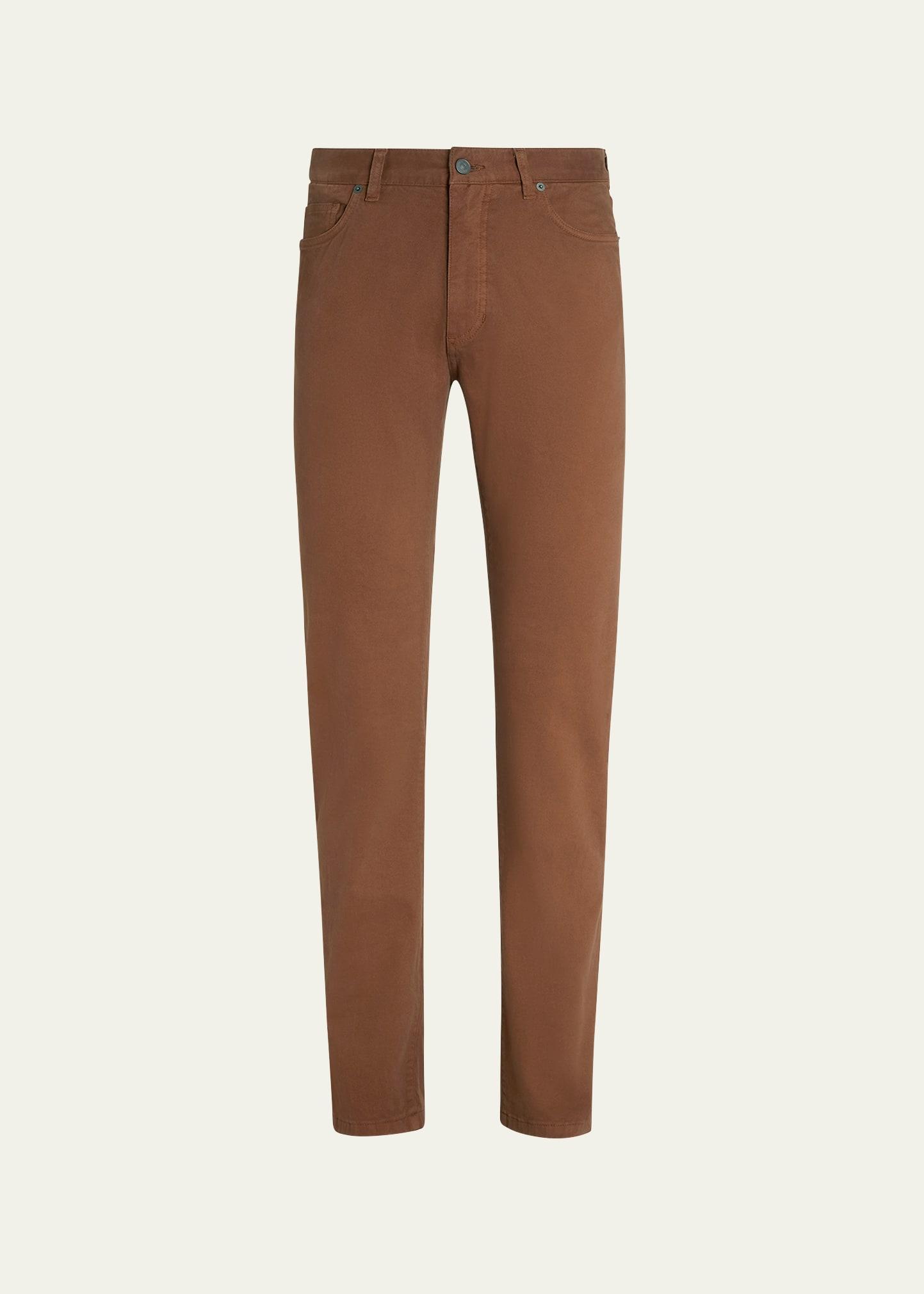 Mens City Fit Stretch Gabardine 5-Pocket Pants Product Image