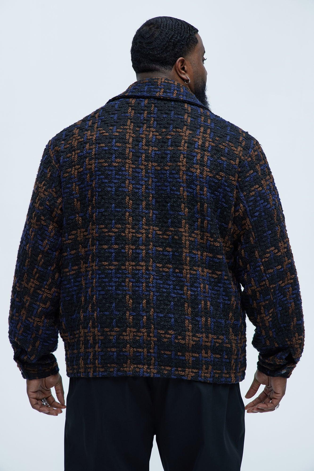Kenitra Jacquard Plaid Jacket - Multi Color Product Image