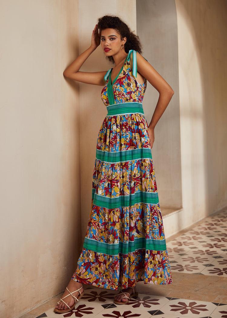 The Sunset Stroll Maxi Dress Product Image
