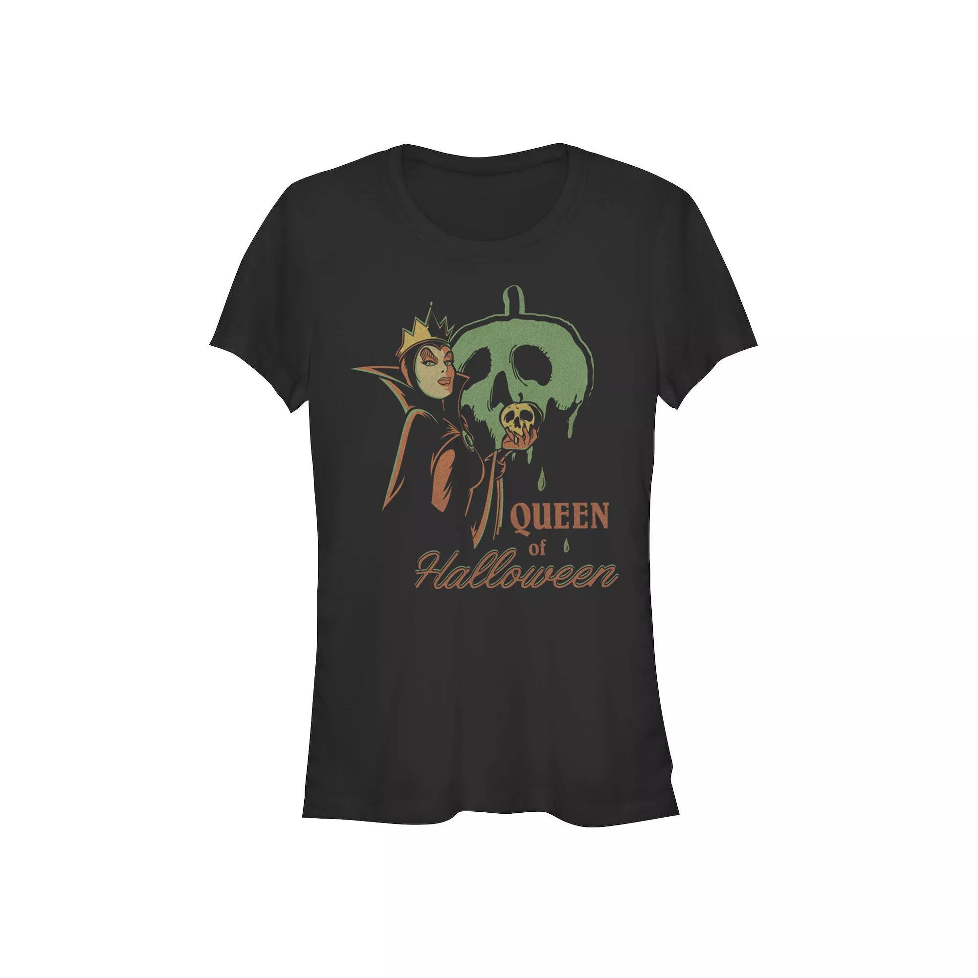 Disney Villains Juniors Lineup Distressed Portrait Graphic Tee, Girls Product Image