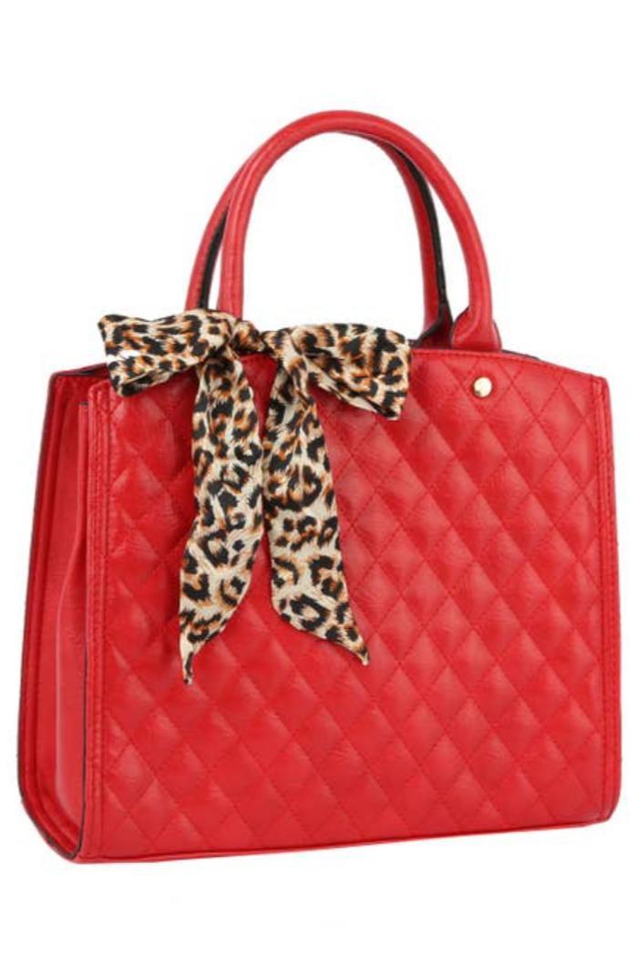 Fashion Double Compartment Quilted Satchel Product Image