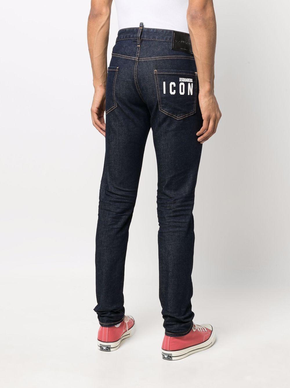 Icon-logo straight-leg jeans Product Image