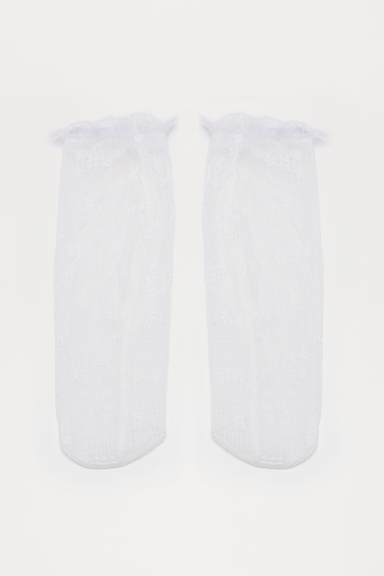 Sweet As Can Be Socks - White Female Product Image