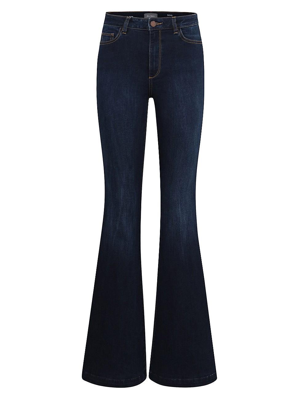 DL1961 Rachel Ultra High Rise Flare Jeans Foster 24 Product Image
