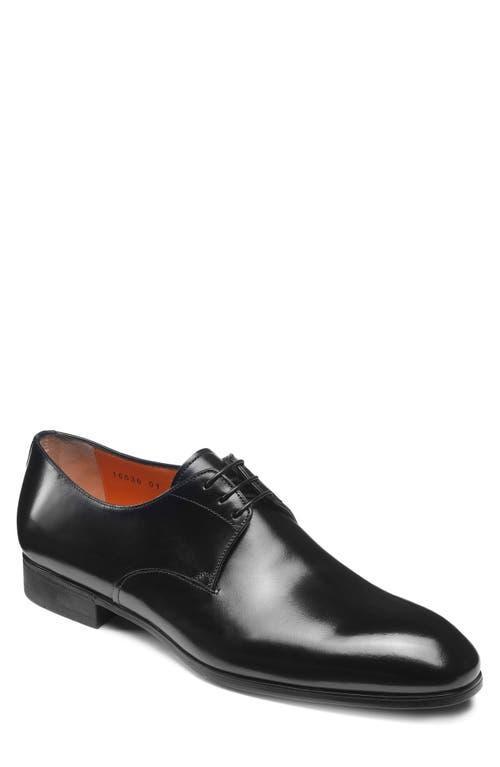 Santoni Mens Induct Lace Up Derby Dress Shoes Product Image