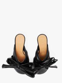 BOW HEELED MULES in black | JW Anderson US  Product Image