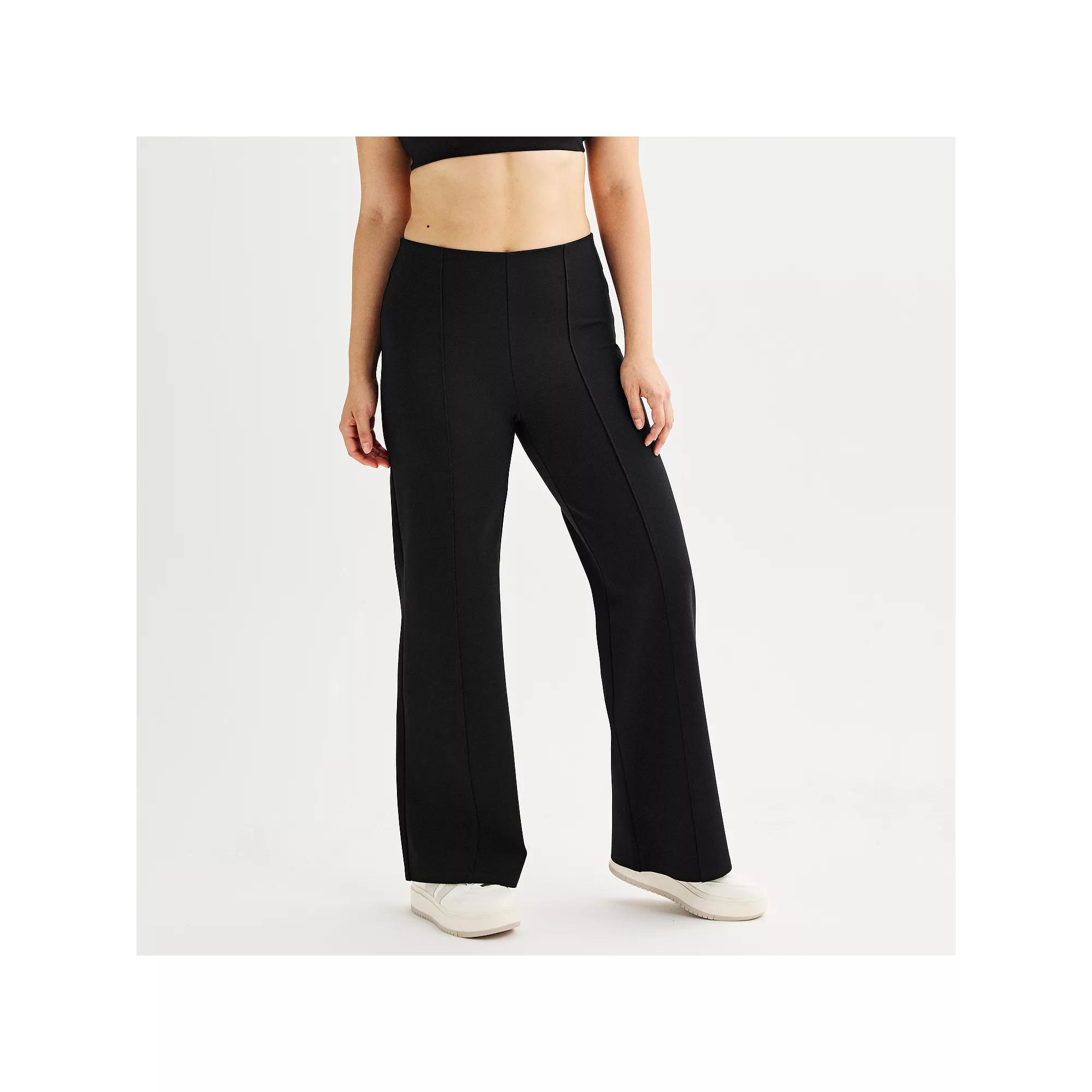 Womens FLX High-Rise Ponte Wide Leg Pants Product Image