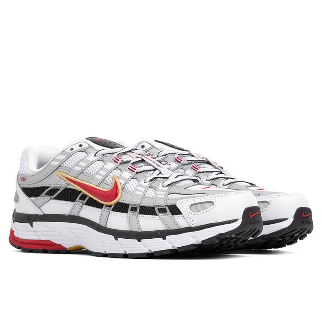 Women's P-6000 - White/Varsity Red/ Metallic Platinum Female Product Image