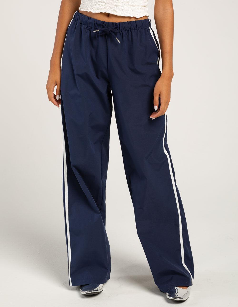RSQ Womens Low Rise Track Pants - LIGHT GRAY Product Image