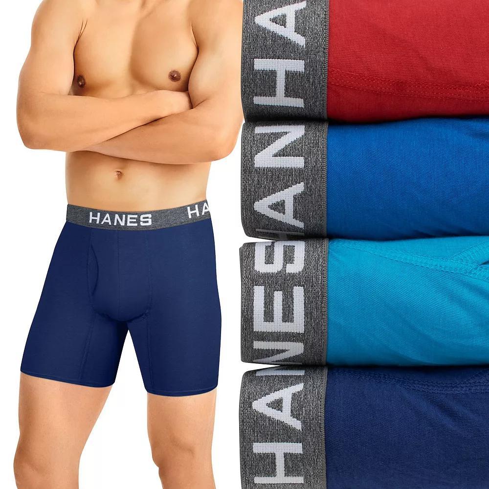 Hanes Ultimate 4-Pack Men's Comfort Flex Fit Boxer Briefs, Size: XXL, Assorted Product Image