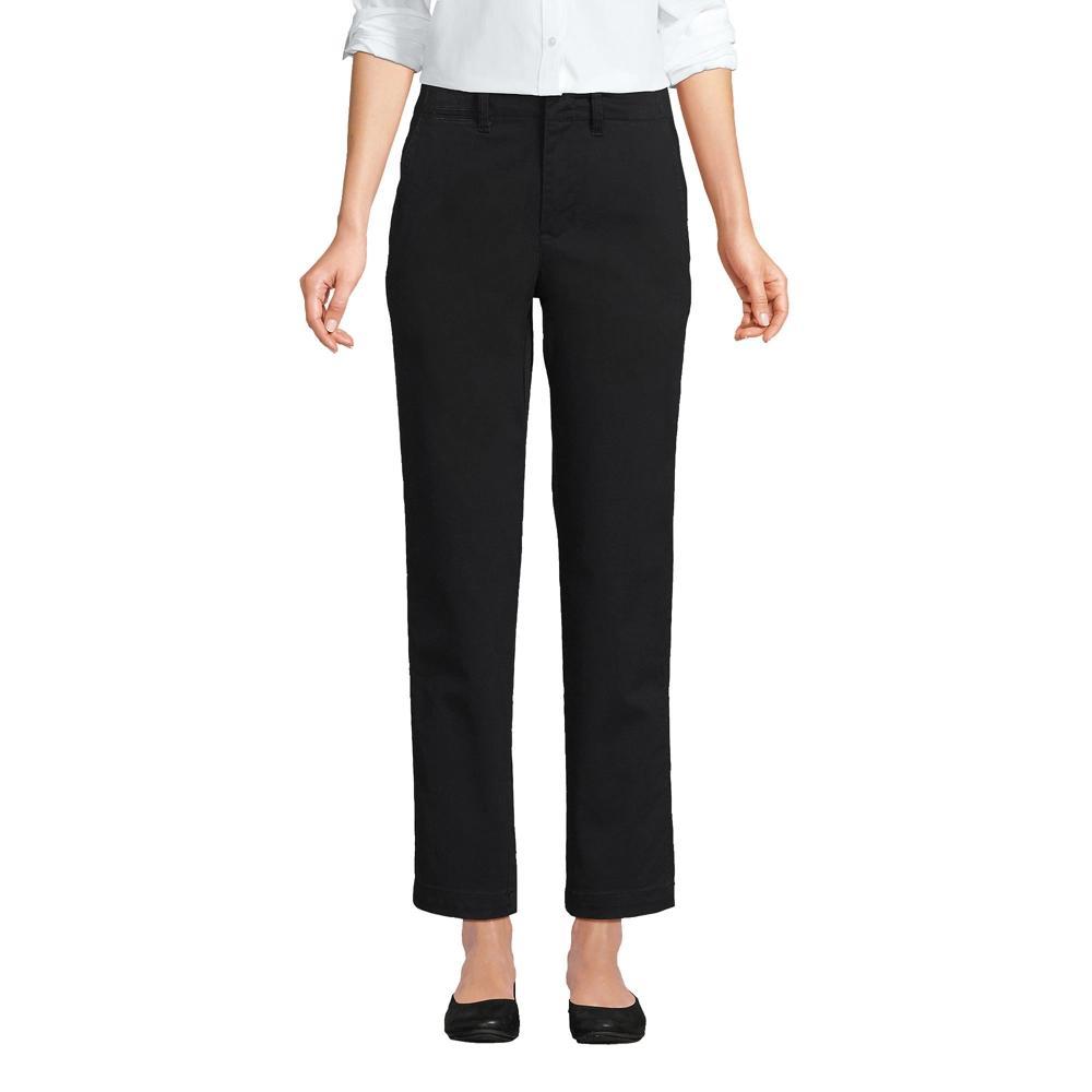 Petite Lands' End Mid Rise Classic Straight Leg Chino Ankle Pants, Women's, Size: 16 Petite, Desert Product Image