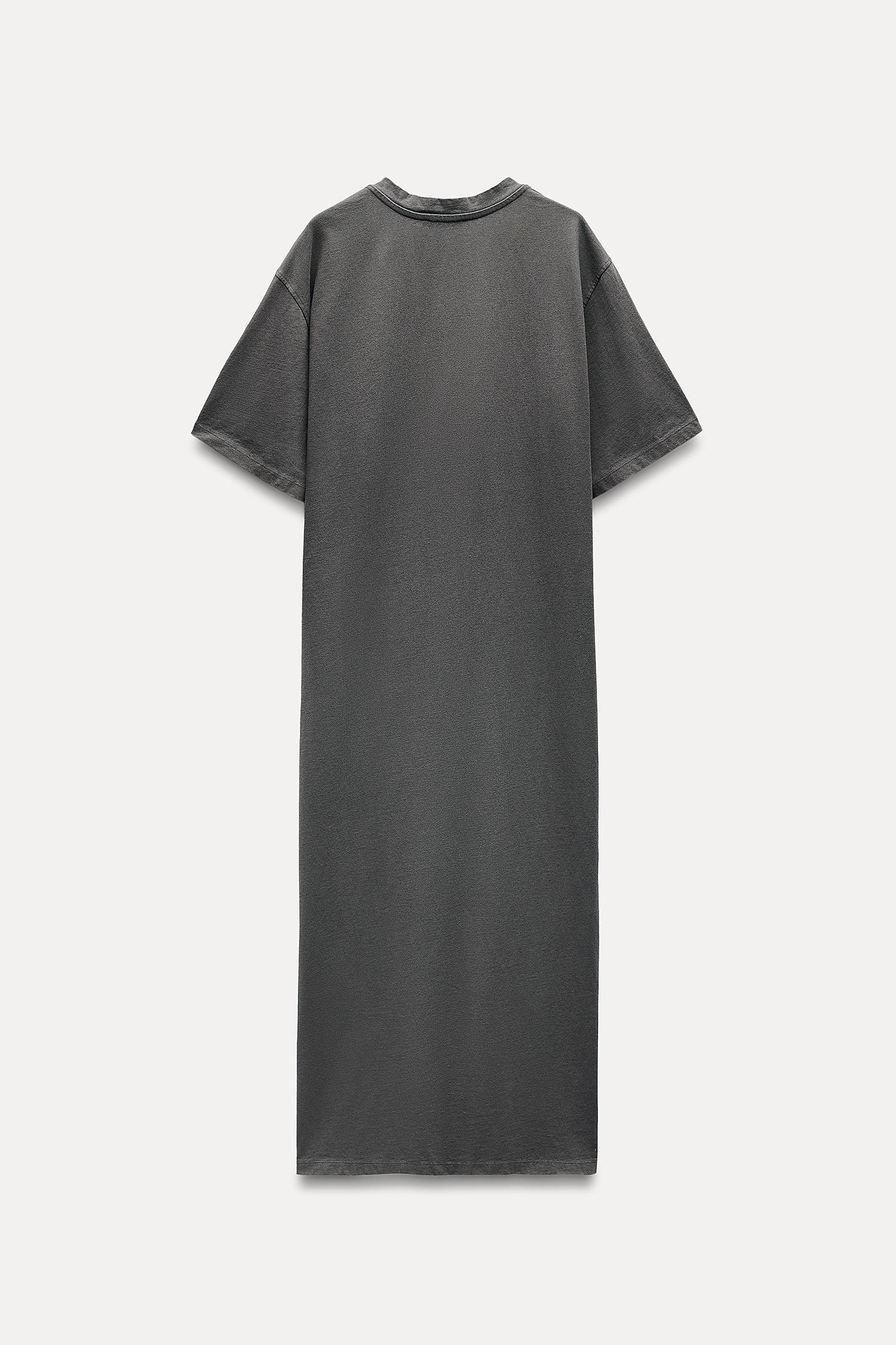 HEAVY COTTON TUNIC DRESS Product Image