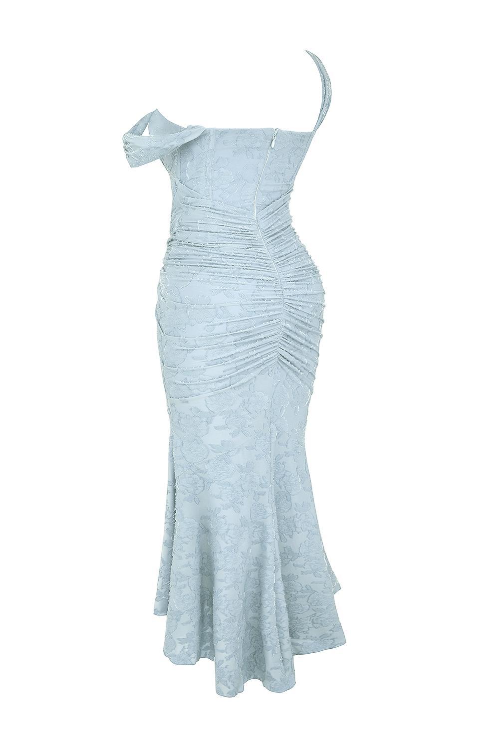Cesca  bluebell floral maxi dress Product Image