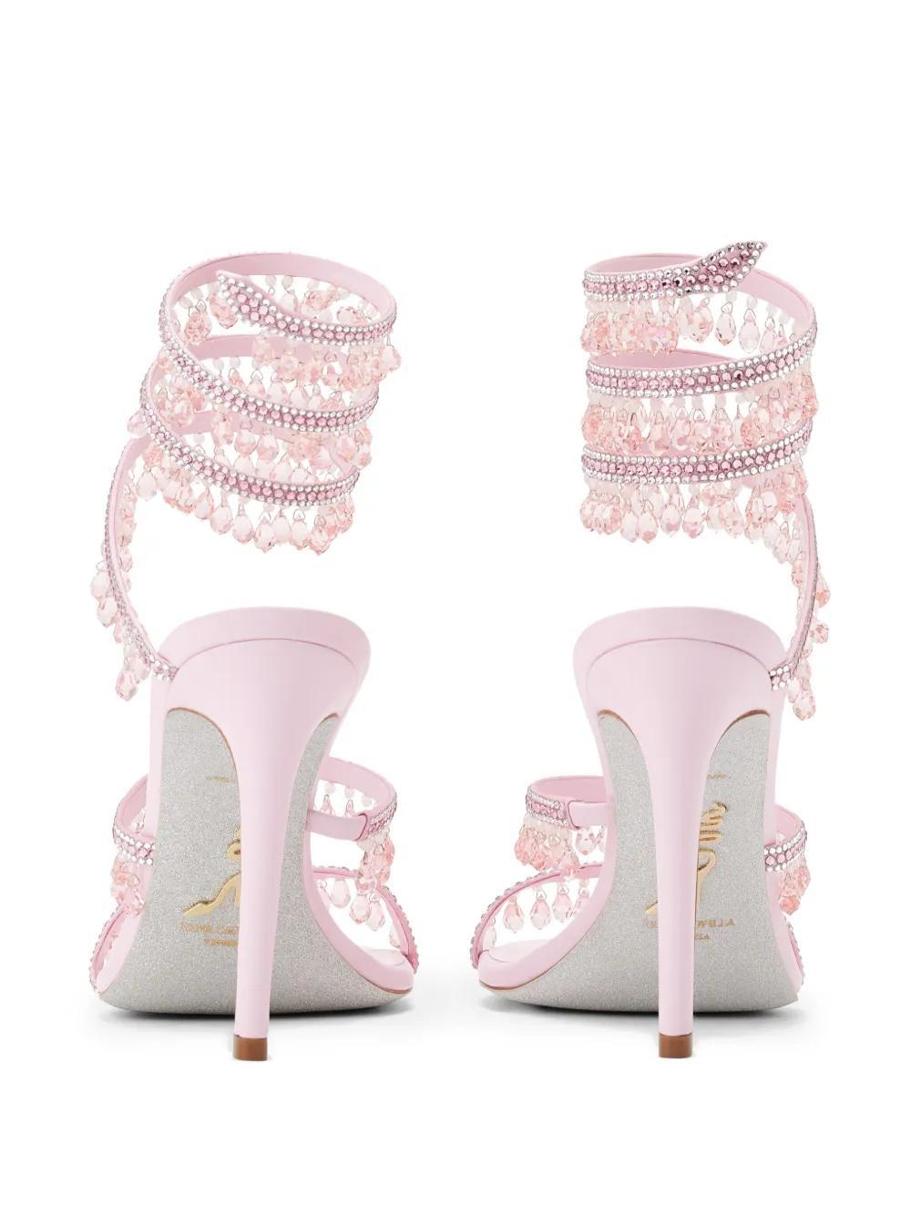 Chandelier 105mm crystal-embellished sandals Product Image