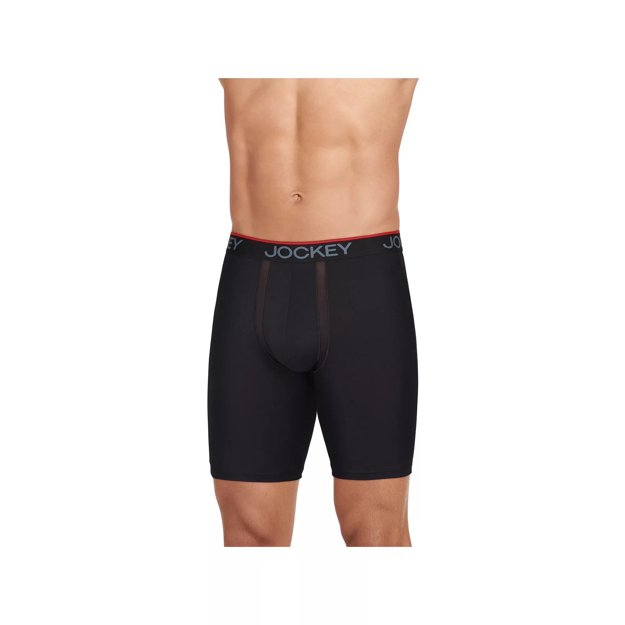 Mens Jockey Chafe-Proof Pouch Microfiber 8.5 3-Pack +1 Bonus Boxer Briefs Product Image