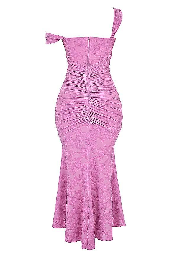 Cesca Rose Pink Floral Maxi Dress Product Image