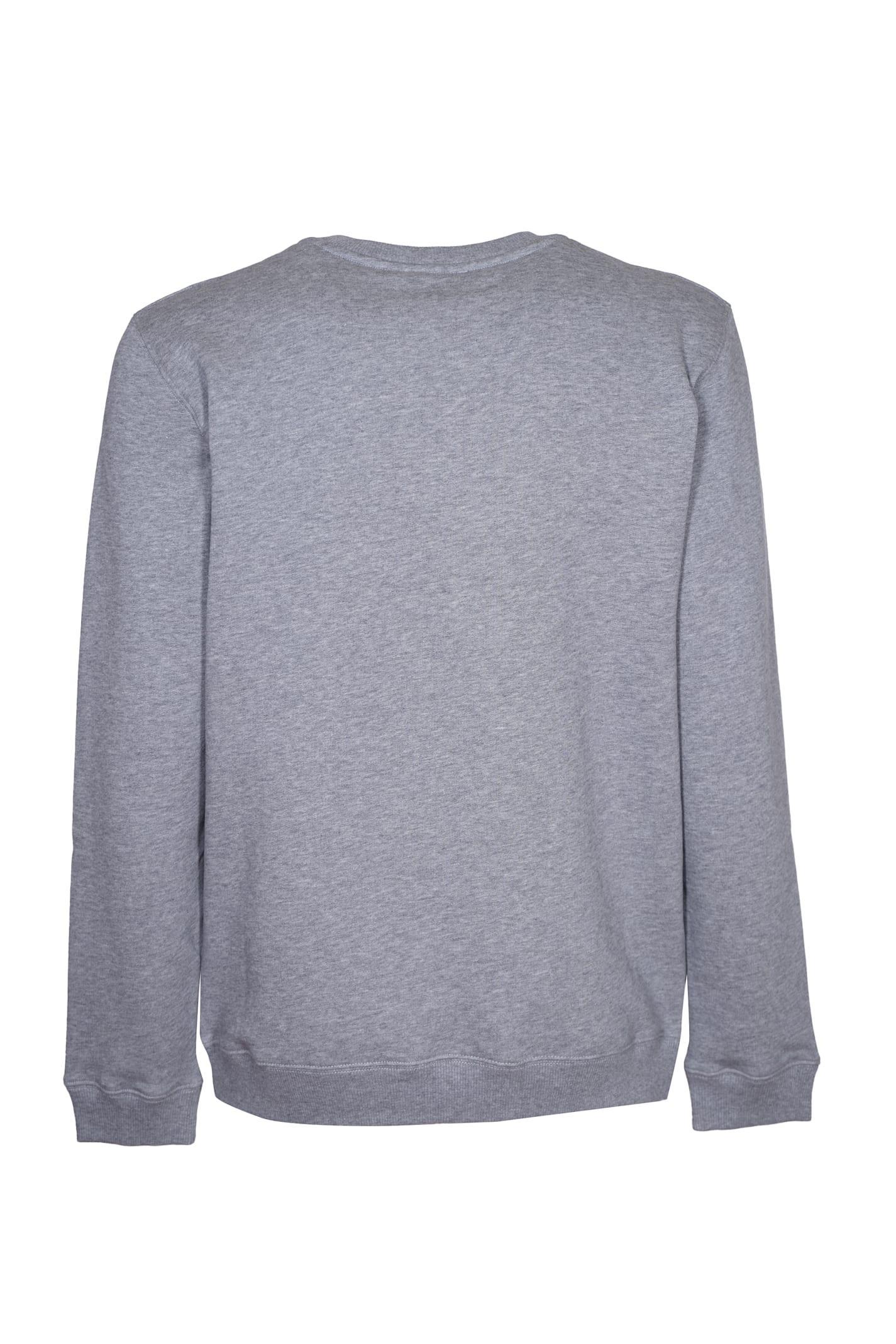 STONE ISLAND High-neck Logo Patched Pullover In Lead Grey Product Image