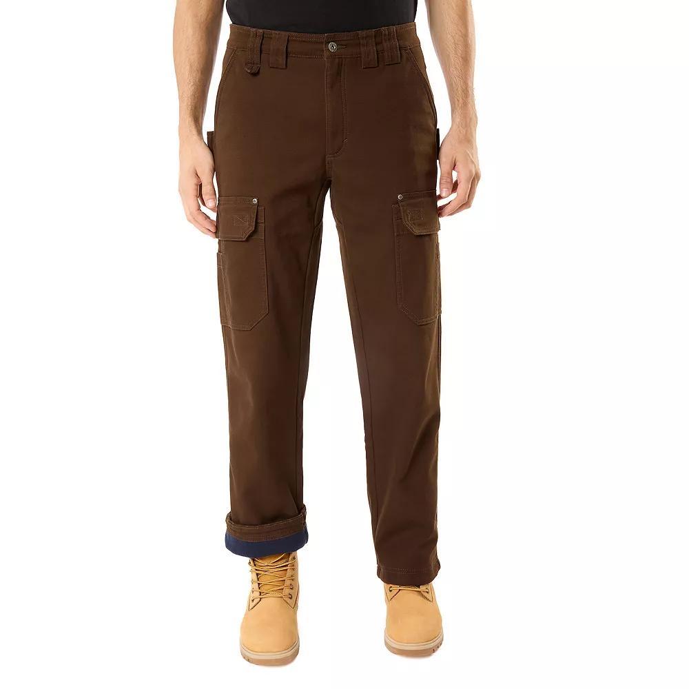 Mens Smith's Workwear Duck Canvas Gusset Utility Cargo Carpenter Pants, Men's, Size: 40 X 32, Granite Grey Product Image