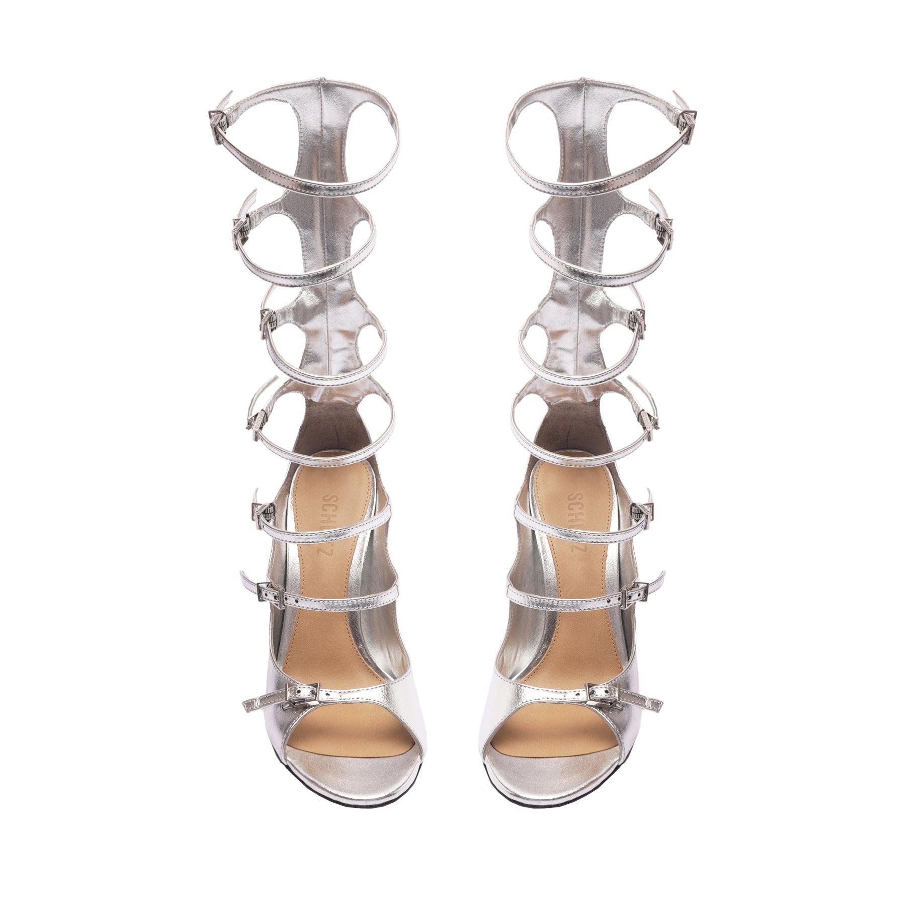 Roman Up Metallic Leather Sandal Product Image
