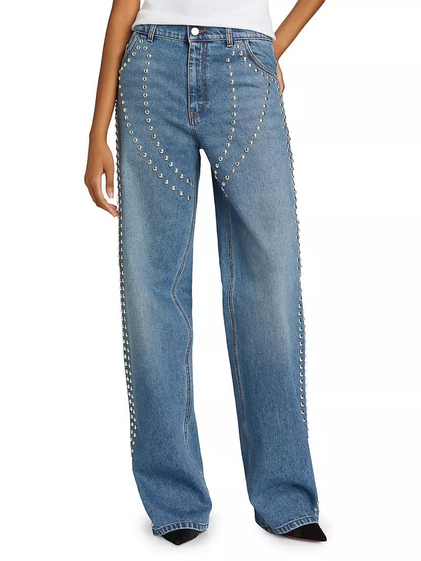 Studded Chaps Mid-Rise Jeans Product Image