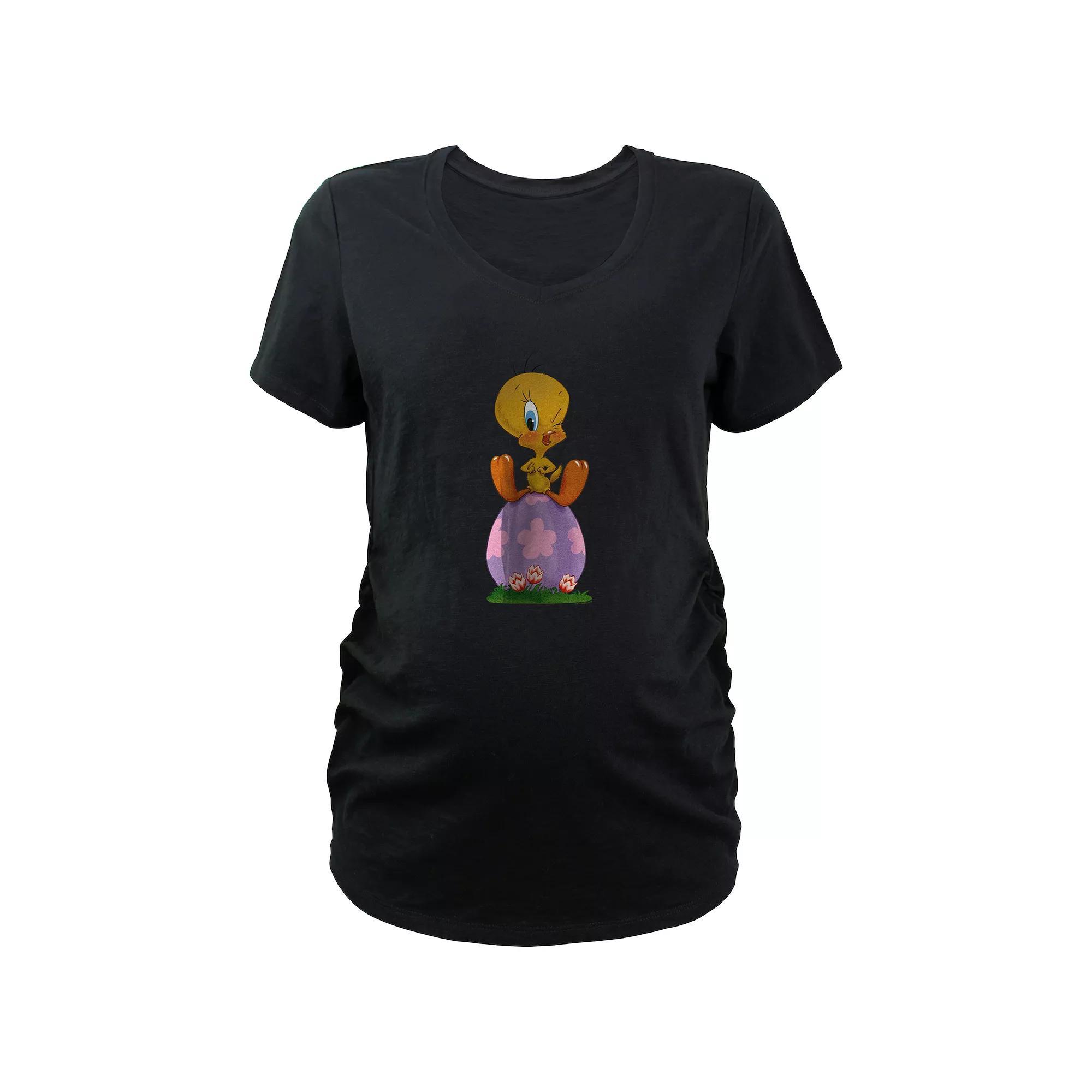 Disney's Sleeping Beauty Dance Poster Maternity Graphic Tee, Women's, Size: XL-Mat, Black Product Image