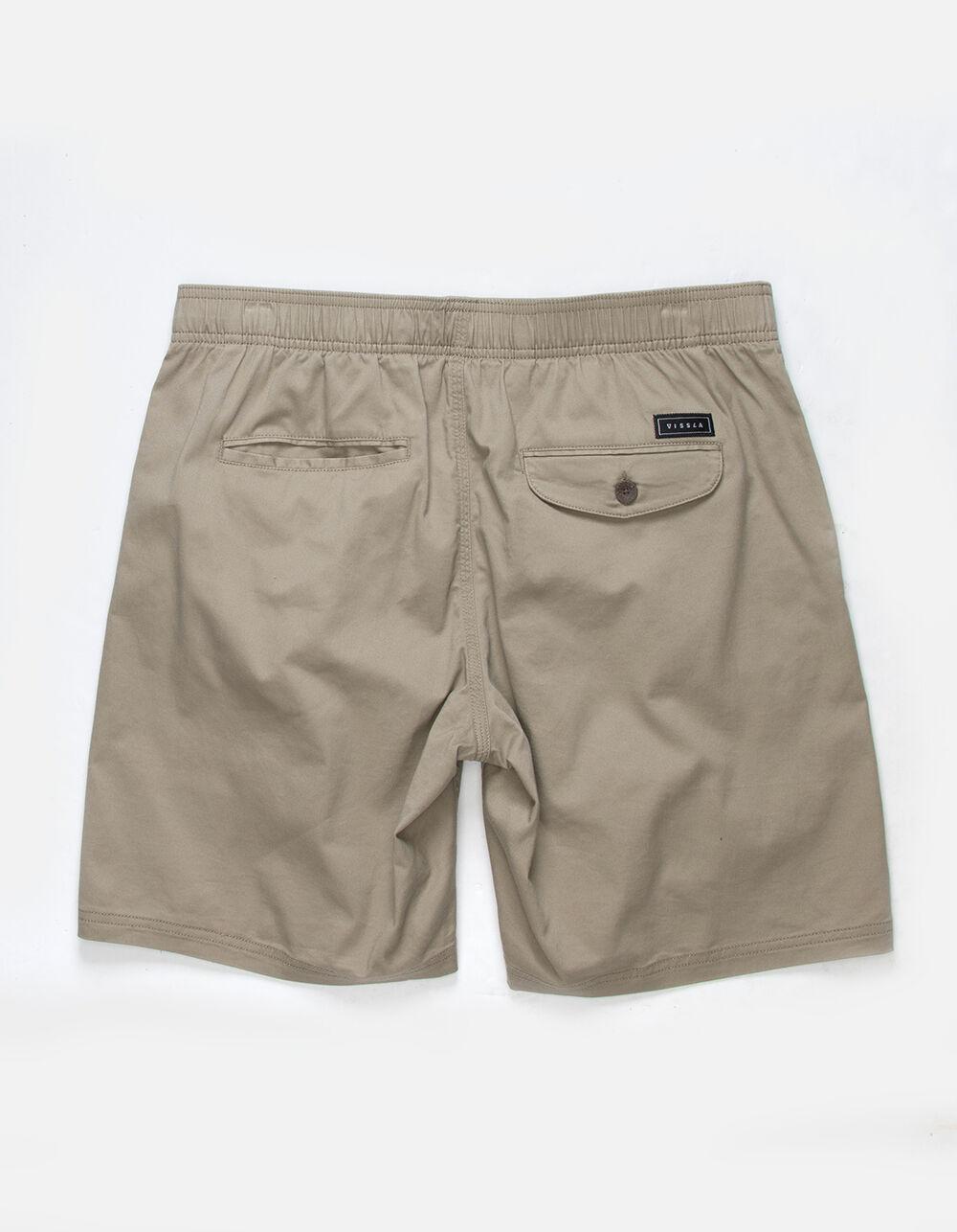 VISSLA No See Ums Eco Mens 18" Volley Shorts - KHAKI Product Image