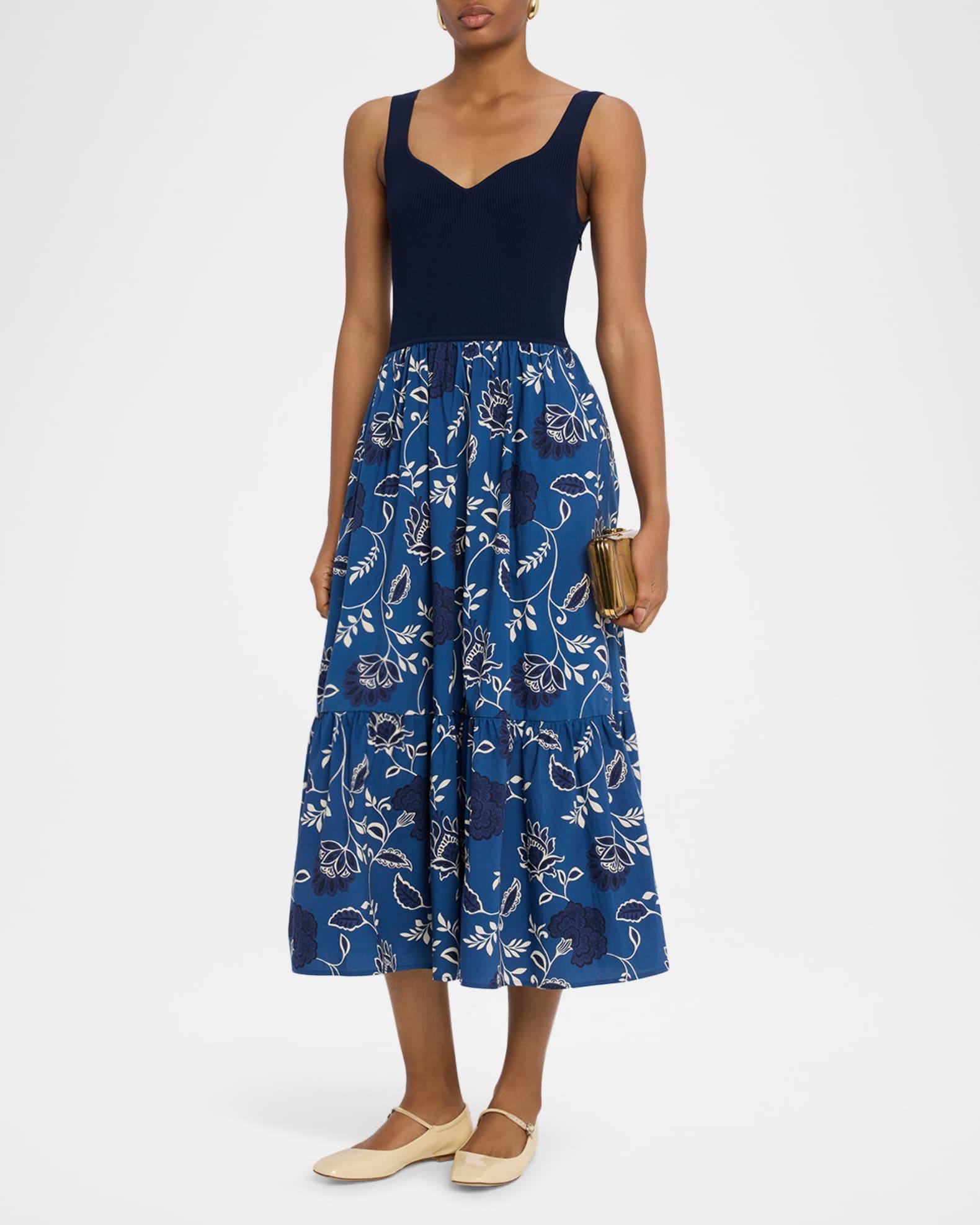 Josephine Sleeveless A-Line Midi Dress Product Image