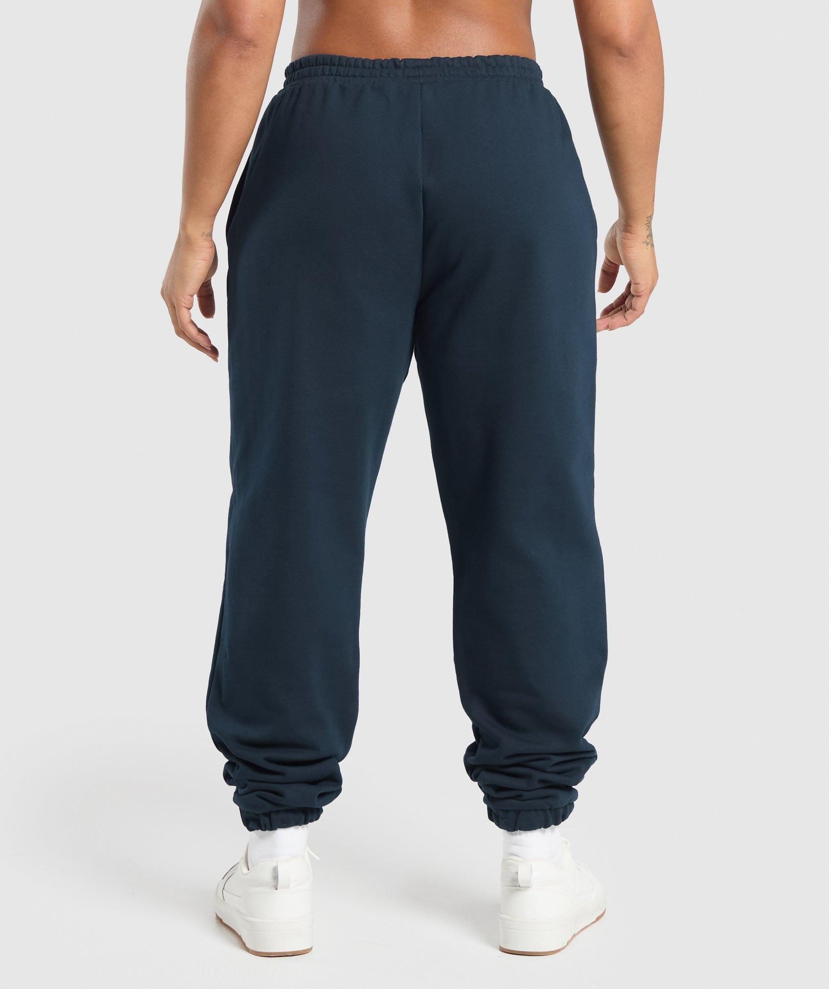 Gymshark Lifting Club Oversized Joggers - Navy Female Product Image